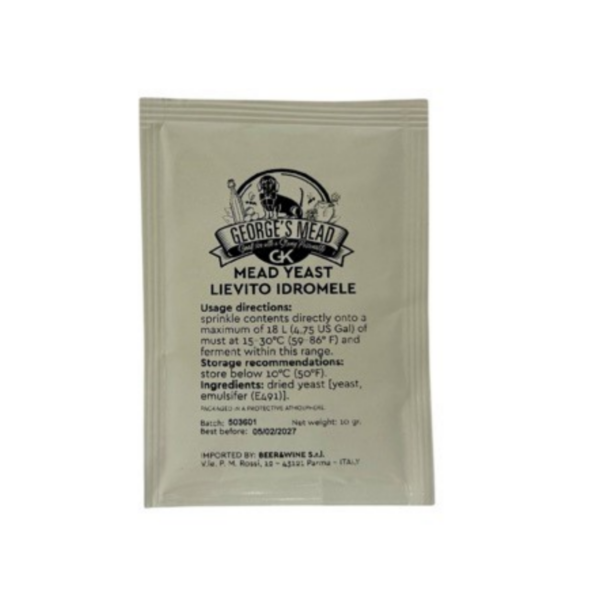 LIEVITO PER IDROMELE GEORGE’S MEAD YEAST (10 GR.)